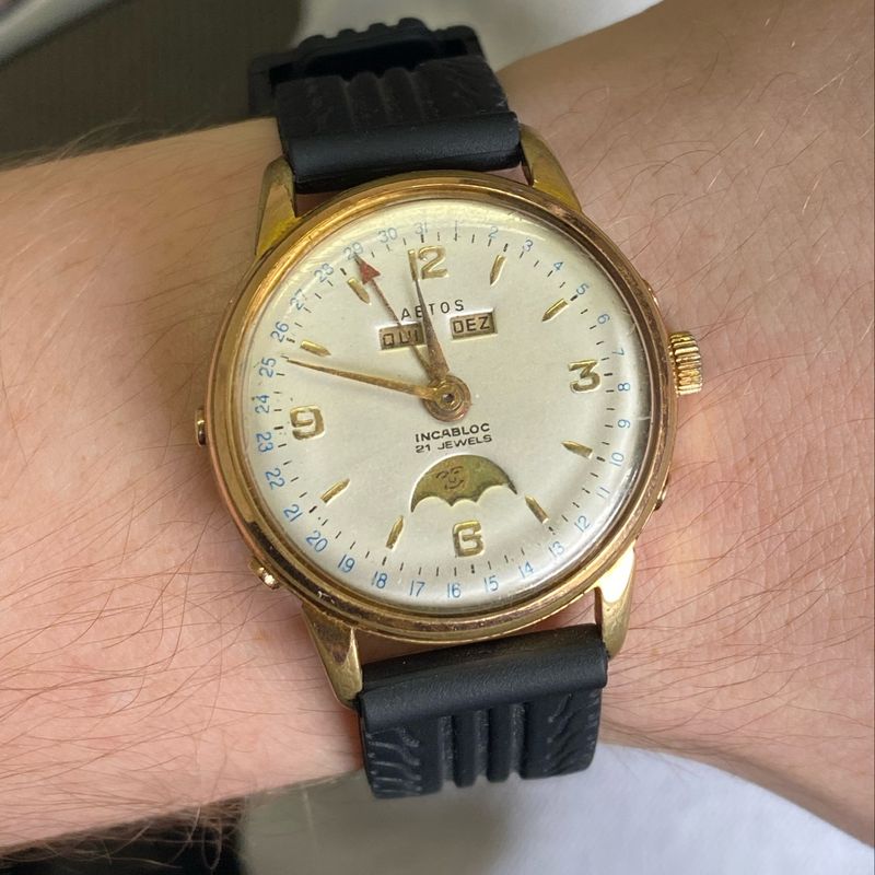 Relógio Automático Aetos Geneve 21 Jewels Relógio Masculino Aetos Usado  80414527 enjoei