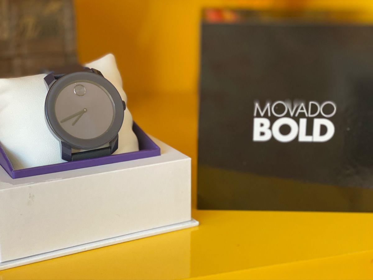 Movado bold online azul