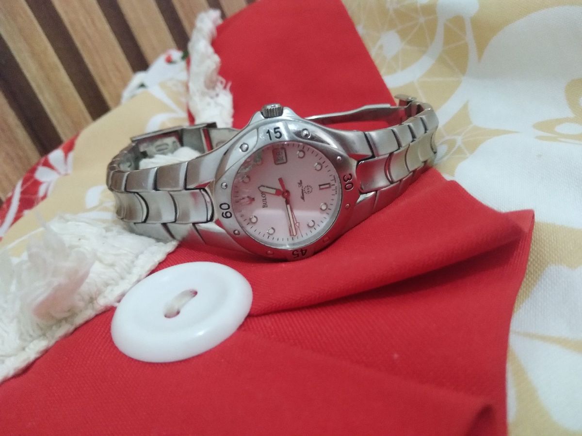 Relogio Bulova Marine Star 96b92 Original Relógio Feminino Bulova