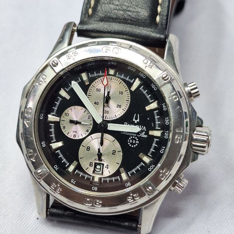 Relogio Bulova Marine Star Quartzo Modelo C899197 Usado e Revisado Relogio Masculino Bulova Usado 95862625 enjoei