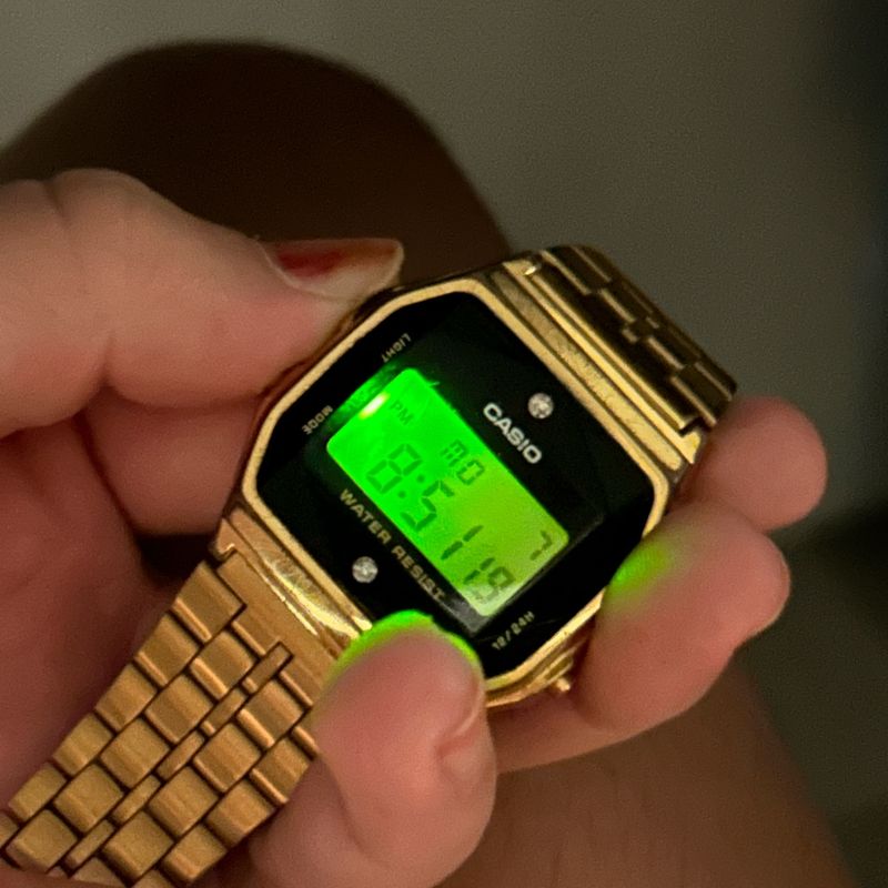 Relógio Casio Digital Diamond A159wged-1df | Casio Usado