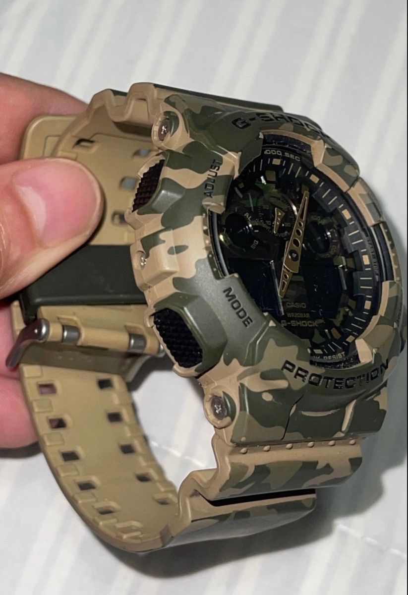 5081 Ga 100mm Casio Ga 100 Camouflage Casio G-Shock 200M Marble