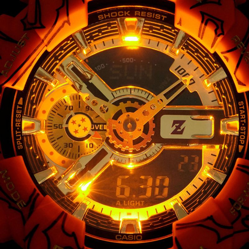 Relógio Casio G-Shock Ga-110jdb-1a4dr *Collab Dragon Ball Z