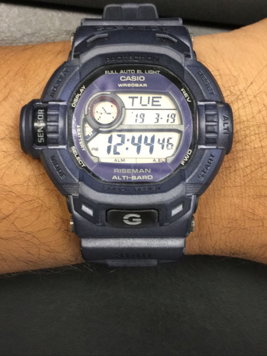 relógio casio g-shock riseman - relógios casio