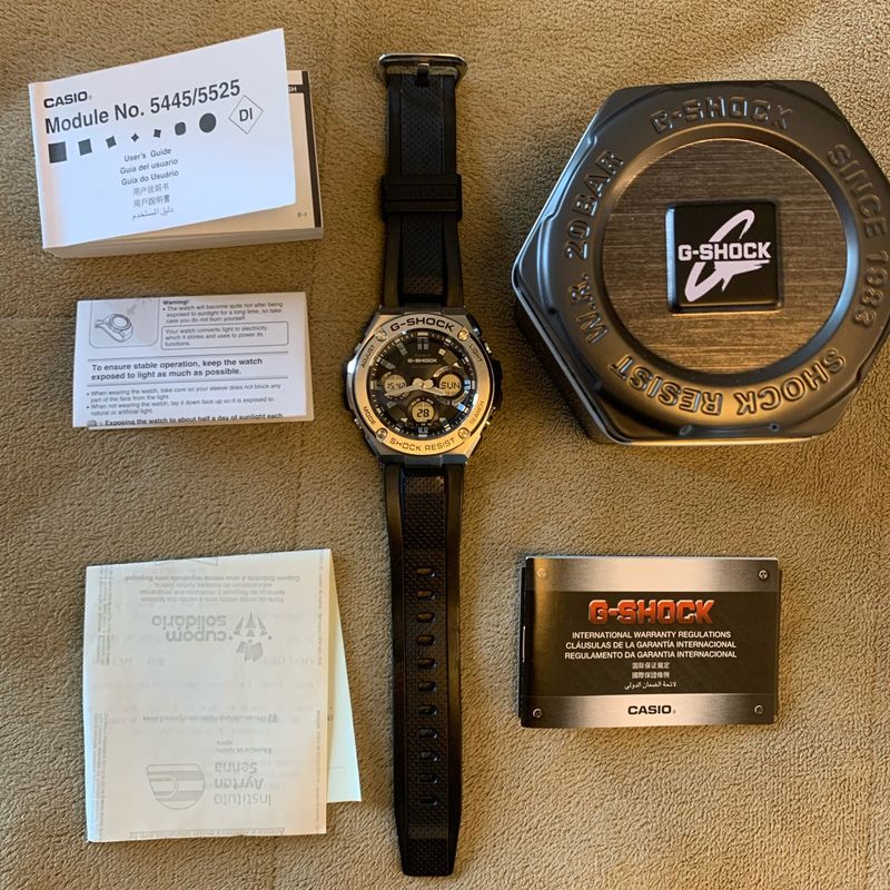 Relogio Casio G-Shock Steel Solar Gst-S110 | Casio Usado