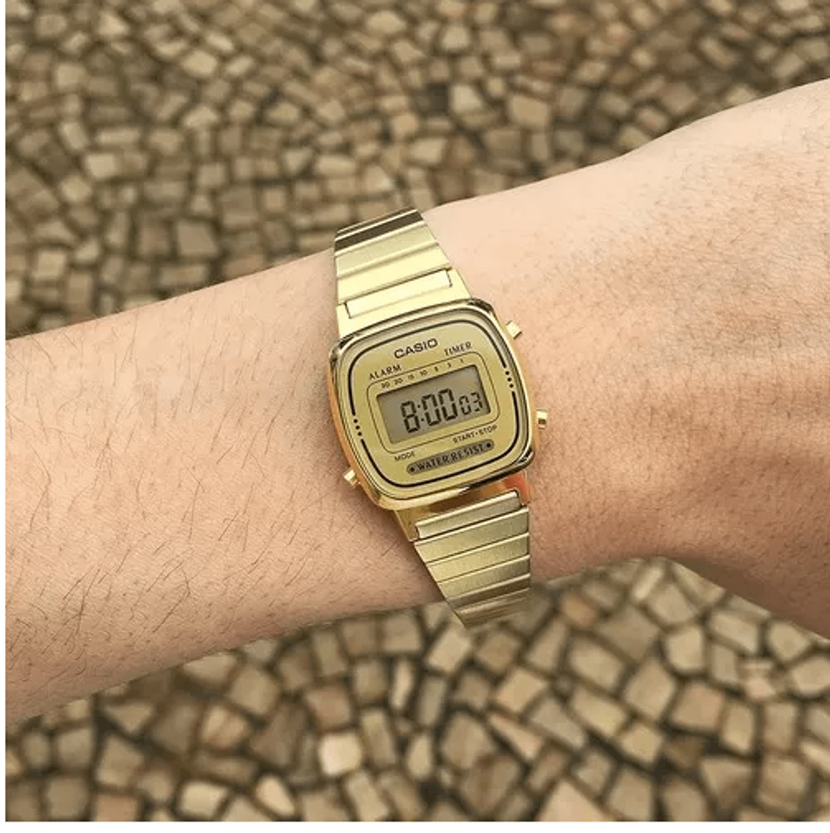 Relogio Casio Mini Dourado Original Promoção | Relógio Feminino Casio ...