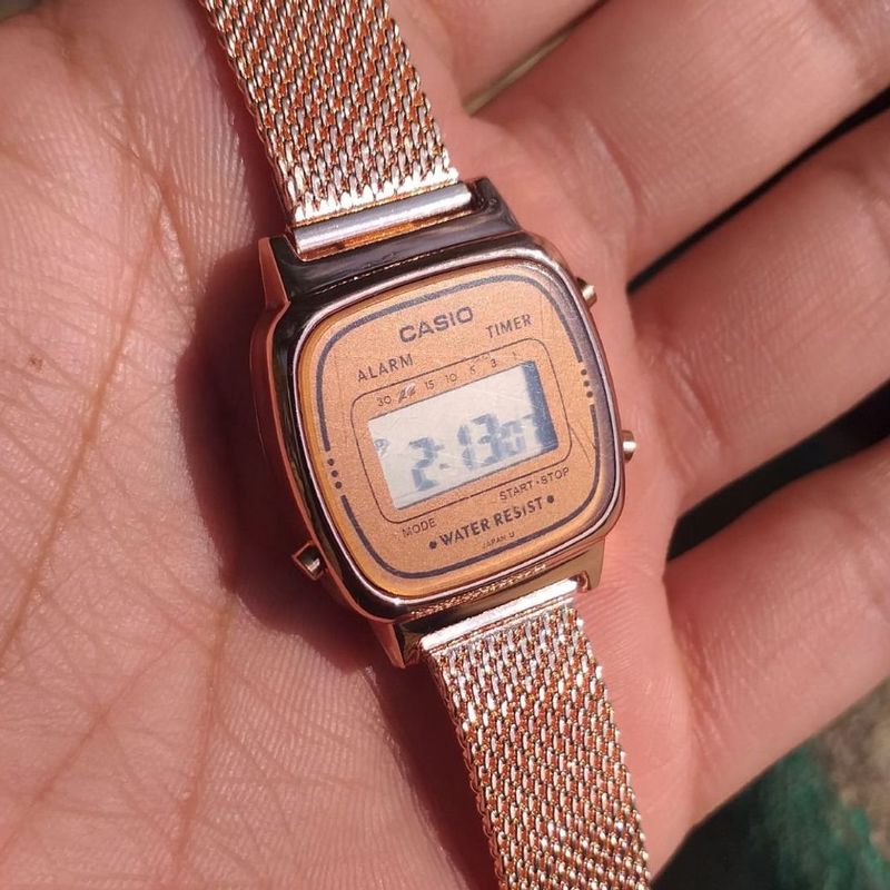 Casio vintage 2024 mini rose