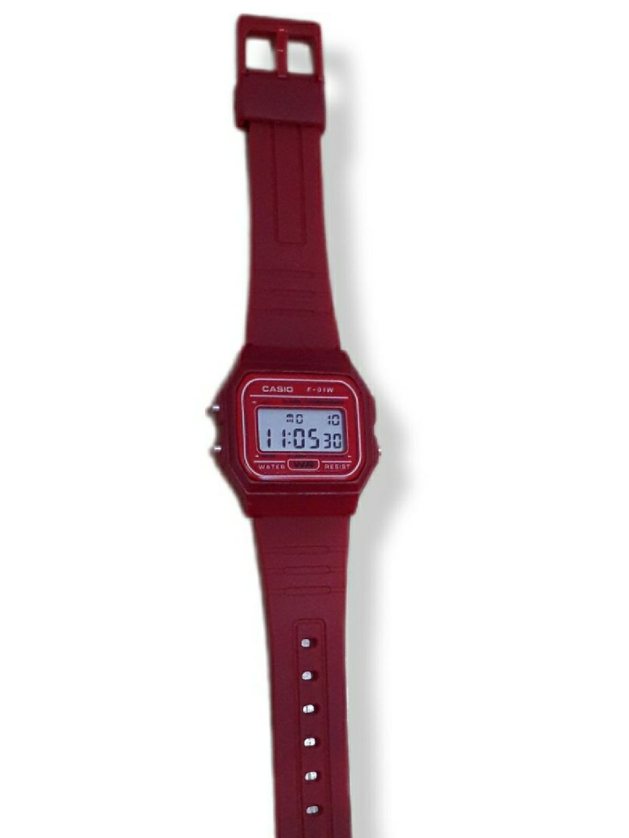 Relógio Casio Vermelho | Relógio Feminino Casio Usado 79793582