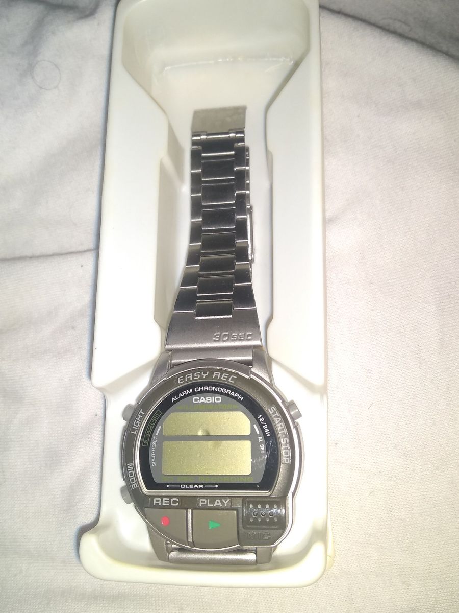 Relógio Casio Vintage Raro,com Gravador de Voz | Produto Vintage e ...