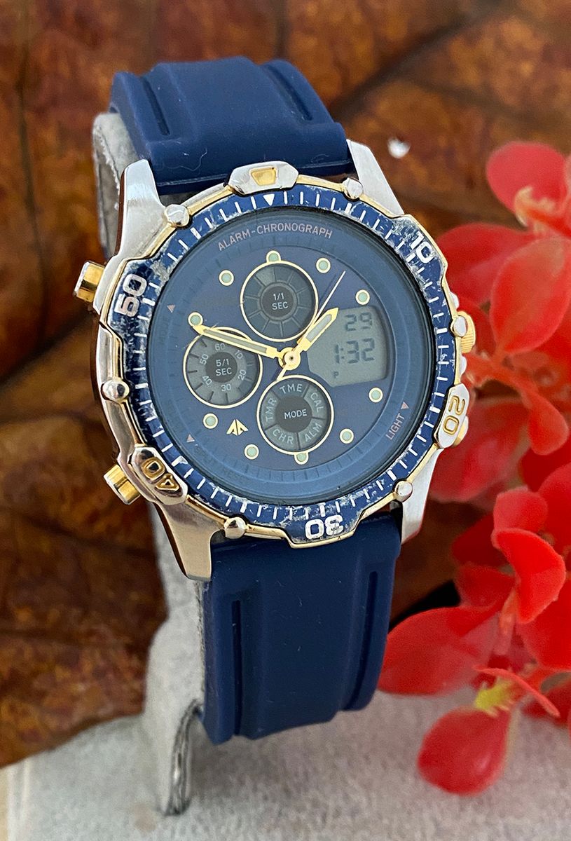 Relogio Citizen C450 Cron grafo Promaster C450 Azul Original