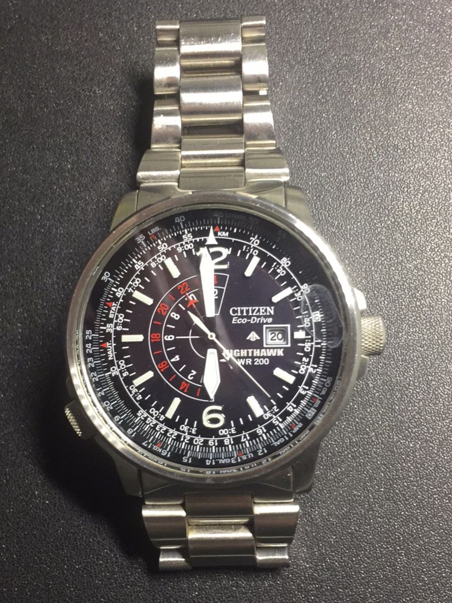 citizen eco drive nighthawk titanium