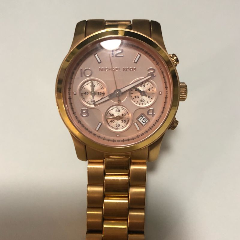 Relogio michael sale kors feminino bronze