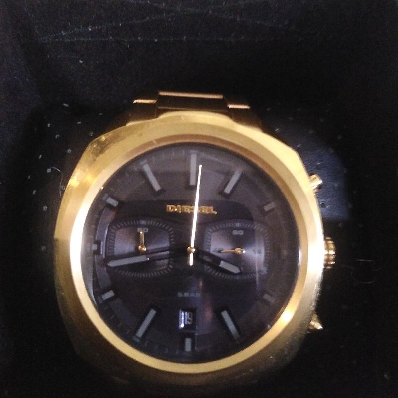 Relogio Diesel Dz 4492 Dourado Relogio Masculino Diesel Usado 103398234 enjoei