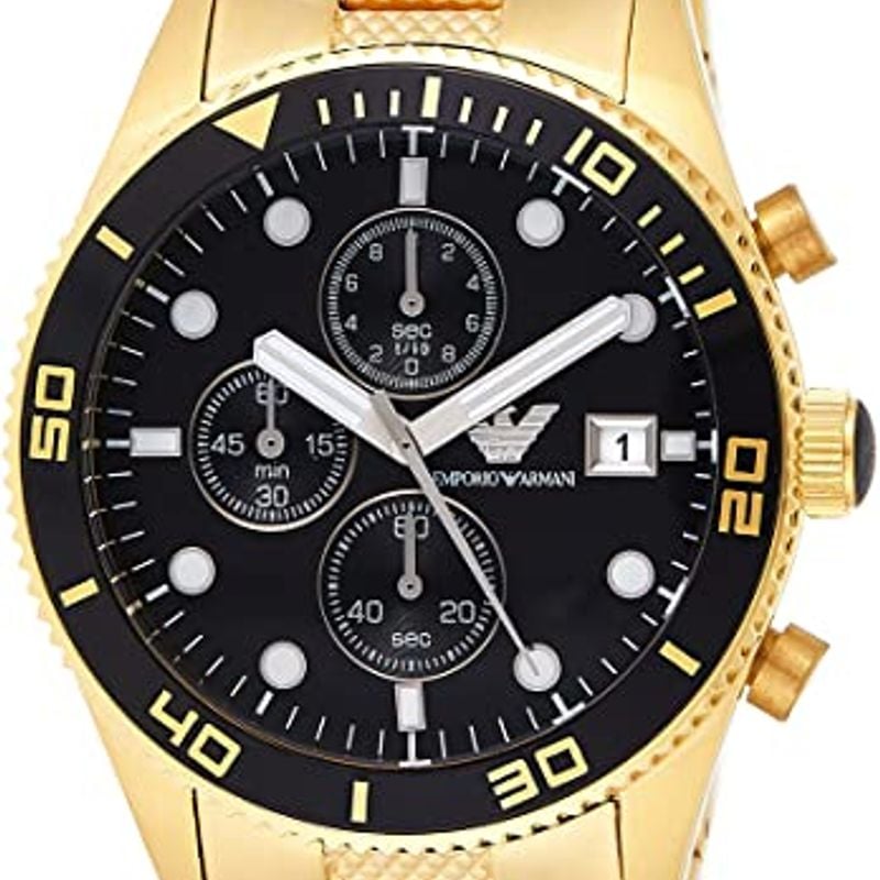 Emporio armani on sale ar5857 gold