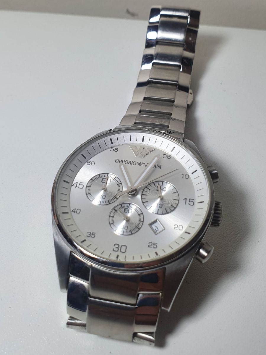 Rel gio Emporio Armani Sportivo Chronograph Rel gio Masculino Emporio Armani Usado 73560435 enjoei