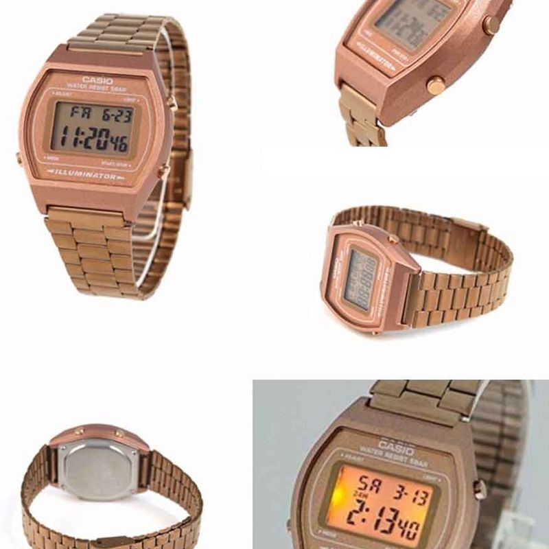 Relogio Feminino Digital Casio B640wc5adf Rose Casio Usado 96162109 enjoei