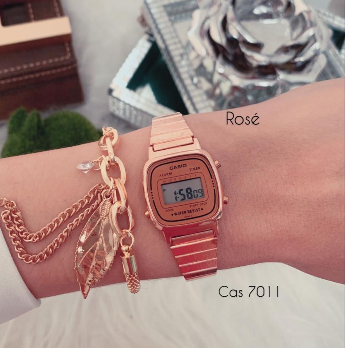 casio vintage mini rose