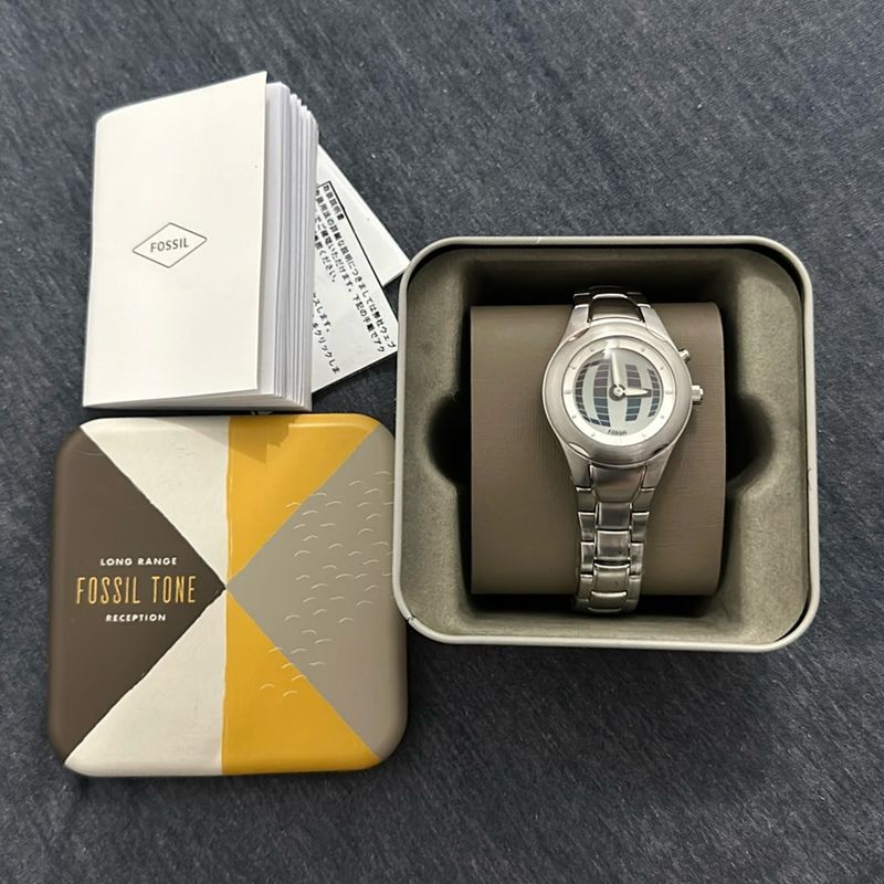 その他 FOSSIL BIGTIC WATCH Silver Analog Relógio Fóssil Bigtic - Japan | Fossil Nunca Usado 111481573 | enjoei