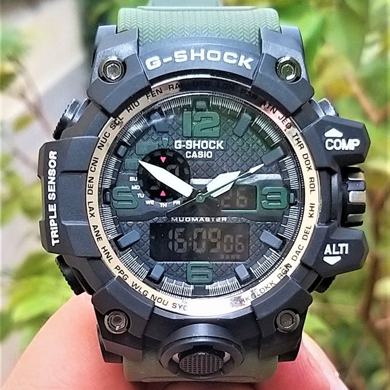 G shock verde militar hot sale