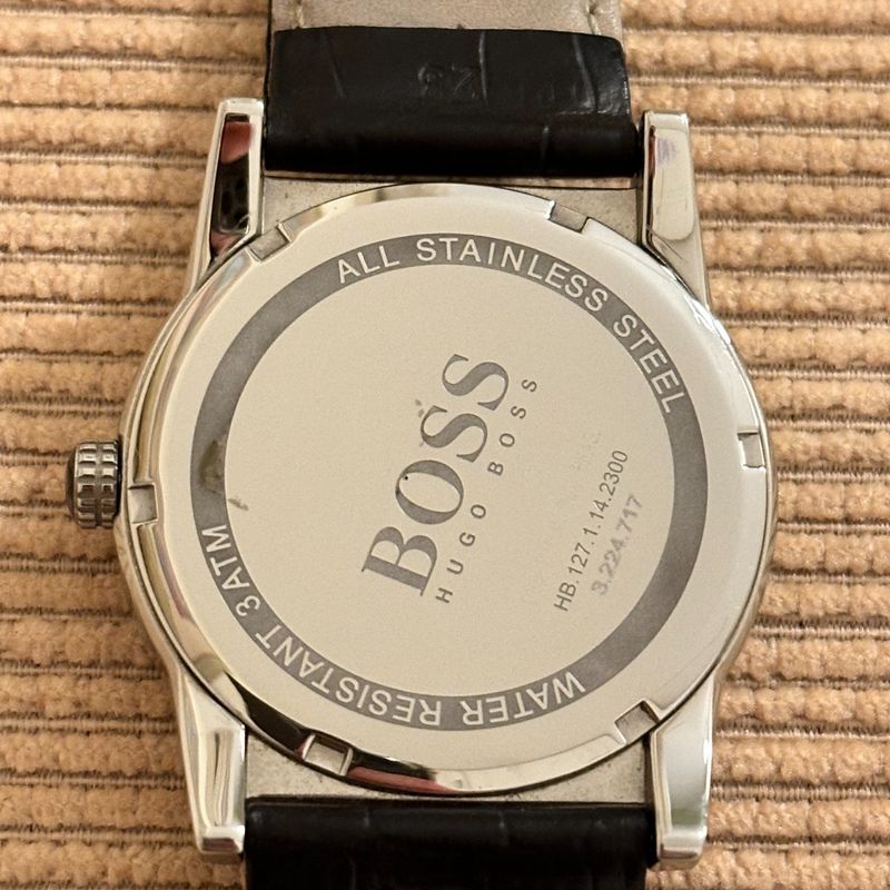 Rel gio Hugo Boss Hb 1271142300 Original Pulseira em Couro Rel gio Masculino Hugo Boss Nunca Usado 96671253 enjoei