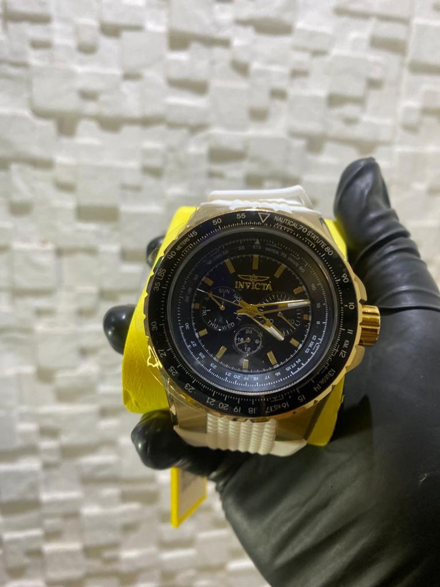 Relógio Invicta Aviator 39312 Quartzo - 50mm (100% Original) | Relógio ...
