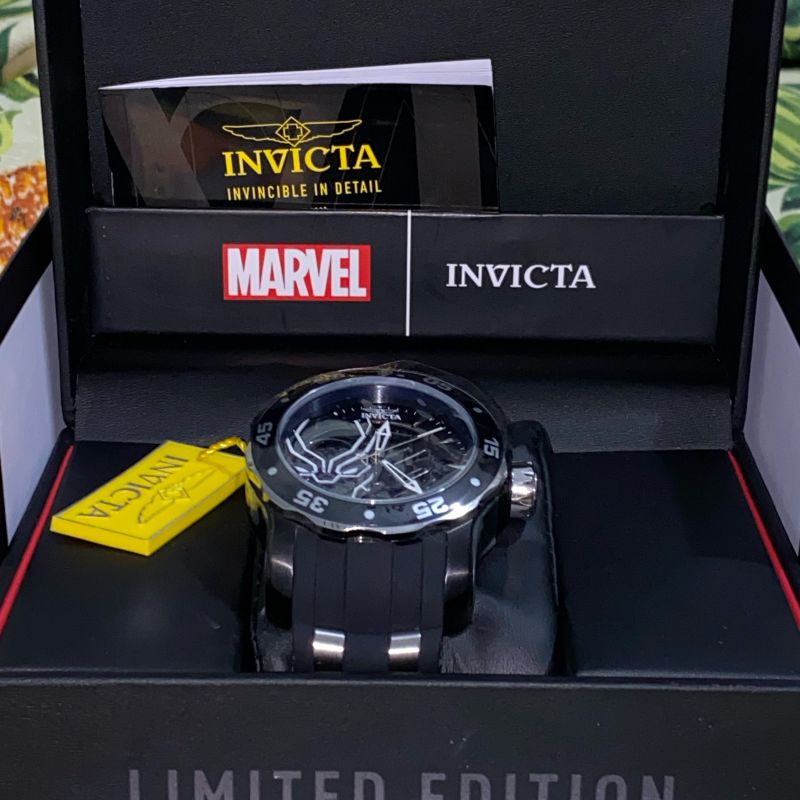 Relógio Invicta Edição Limitada Pantera Negra | Invicta