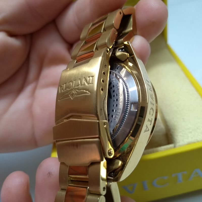 Relógio Invicta Men'S 14929 Speedway Banhado a Ouro 18k Raro