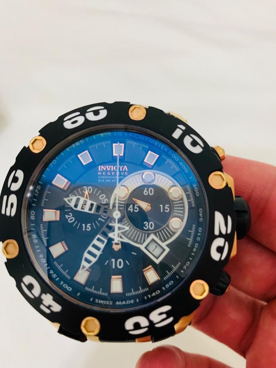 Invicta reserve chronograph wr 500 mt sale