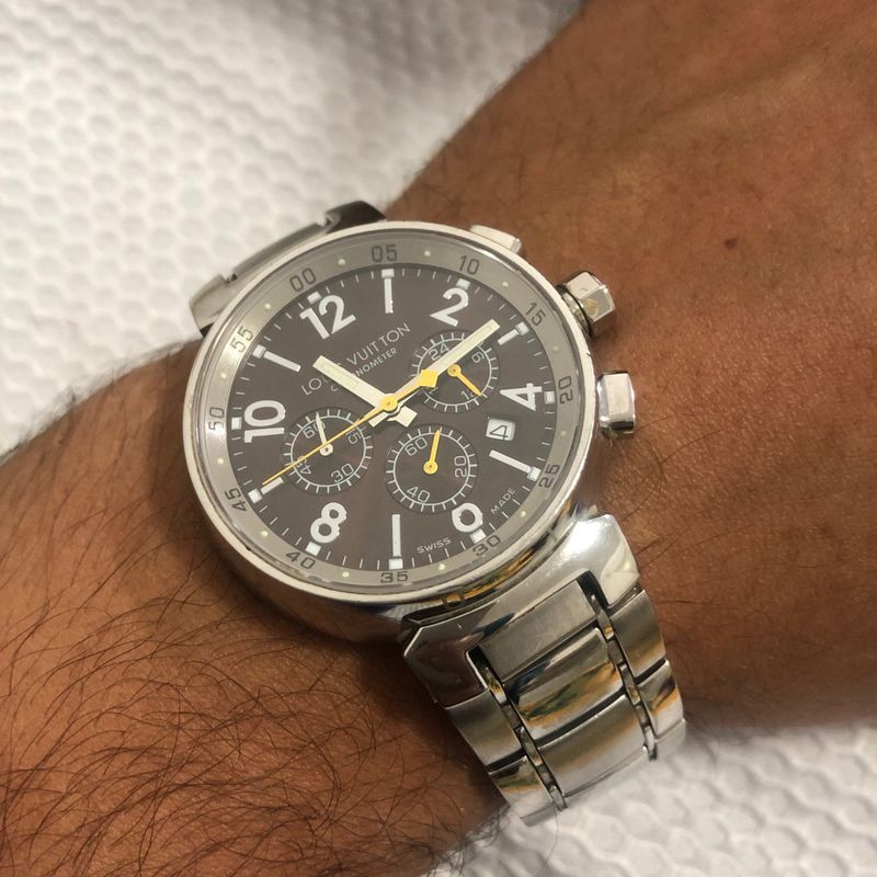 Relogio Louis Vuitton Chronometer Lv2002 Z10962 Relogio Masculino Louis Vuitton Usado 107900397 enjoei