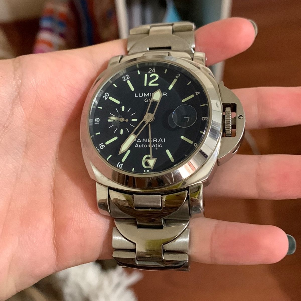 Rel gio Luminor Gmt Panerai Automatic Rel gio Feminino Panerai