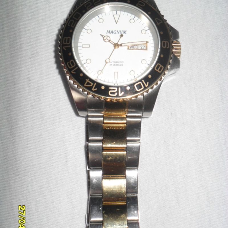 Relógio Magnum Automático 21 Jewels Mod Ma33844, Relógio Masculino Myota  Co. Usado 15683553