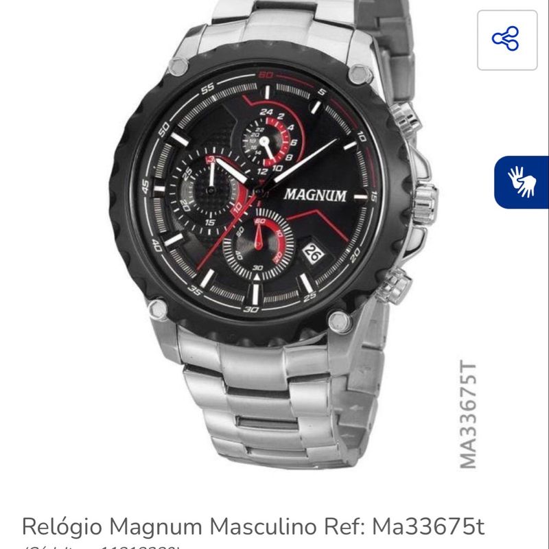 Relógio Magnum Quality Quartz | Relógio Masculino Magnum Usado 25695230 |  enjoei