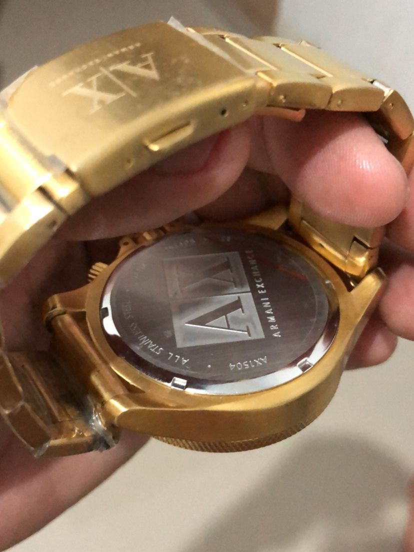 Relógio Masculino Dourado Armani Exchange Ax1504 | Relógio Masculino Armani- Exchange Nunca Usado 46045953 | enjoei