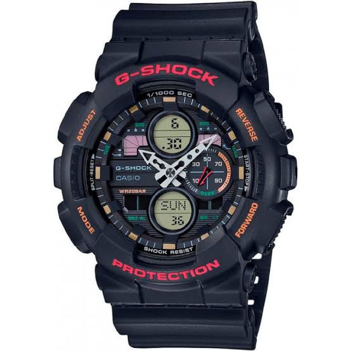 Relógio Masculino G-shock Ga-140-1adr 5612 | Relógio Masculino Casio ...