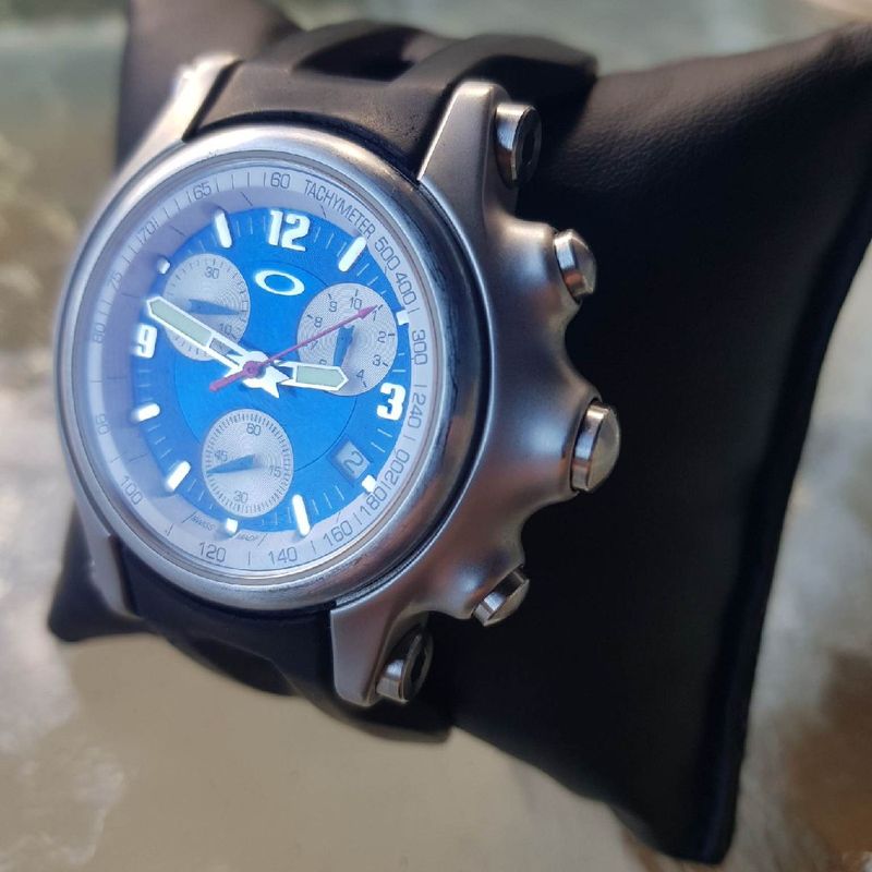 OAKLEY Holeshot ブルー　クロノグラフ Relógio Masculino Oakley Holeshot Azul | Relógio Feminino Oakley