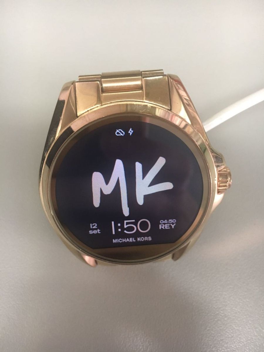 smartwatch michael kors feminino rose