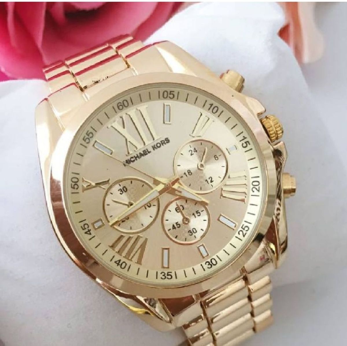 Relógio Michael Kors Feminino Dourado Prime | Relógio Feminino Michael-Kors Nunca Usado 36385930 |