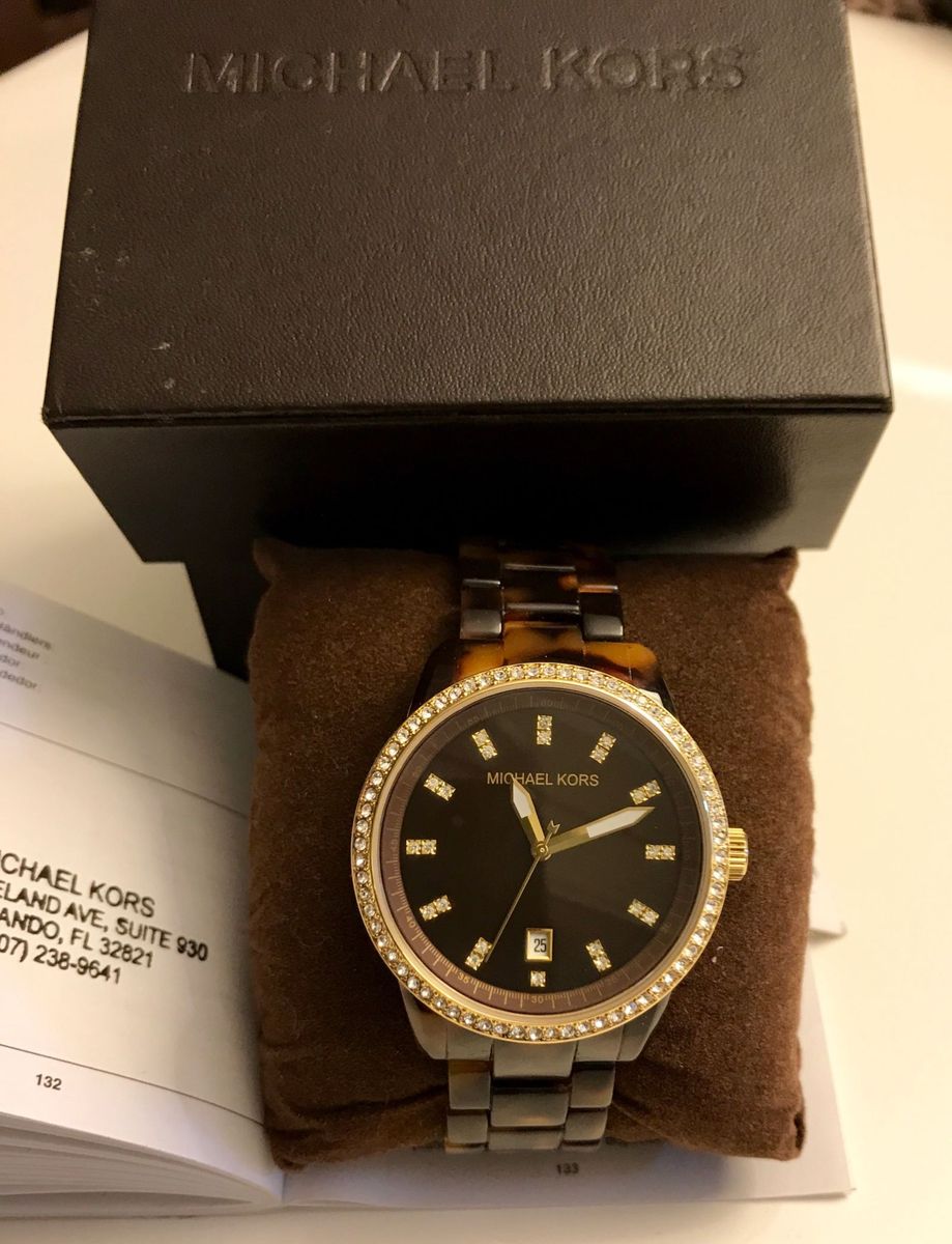 relogio michael kors feminino com strass