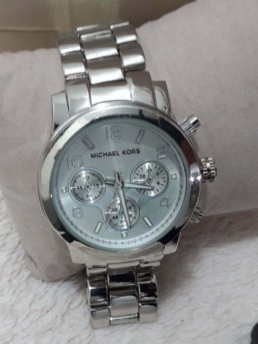 relogio michael kors feminino original prata