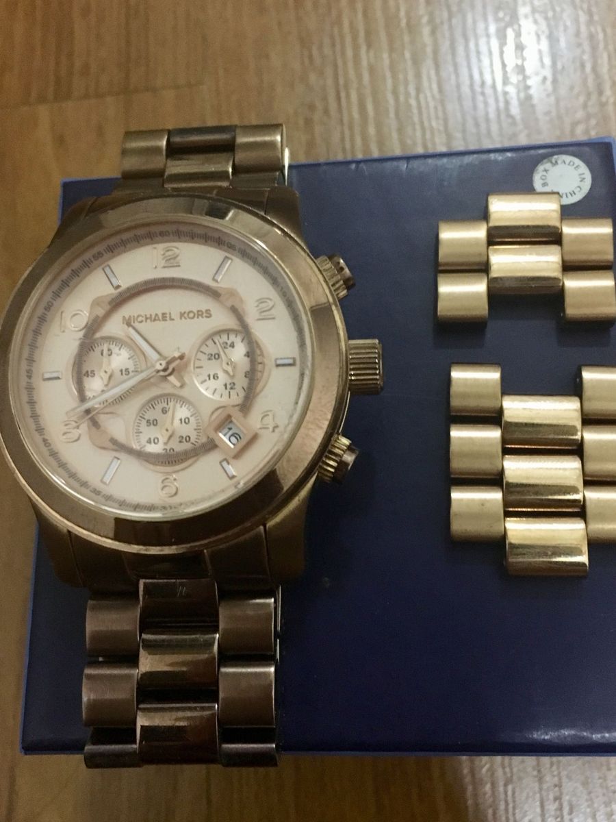 relogio michael kors ouro