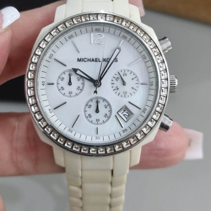 Relogio michael kors 2024 feminino com strass