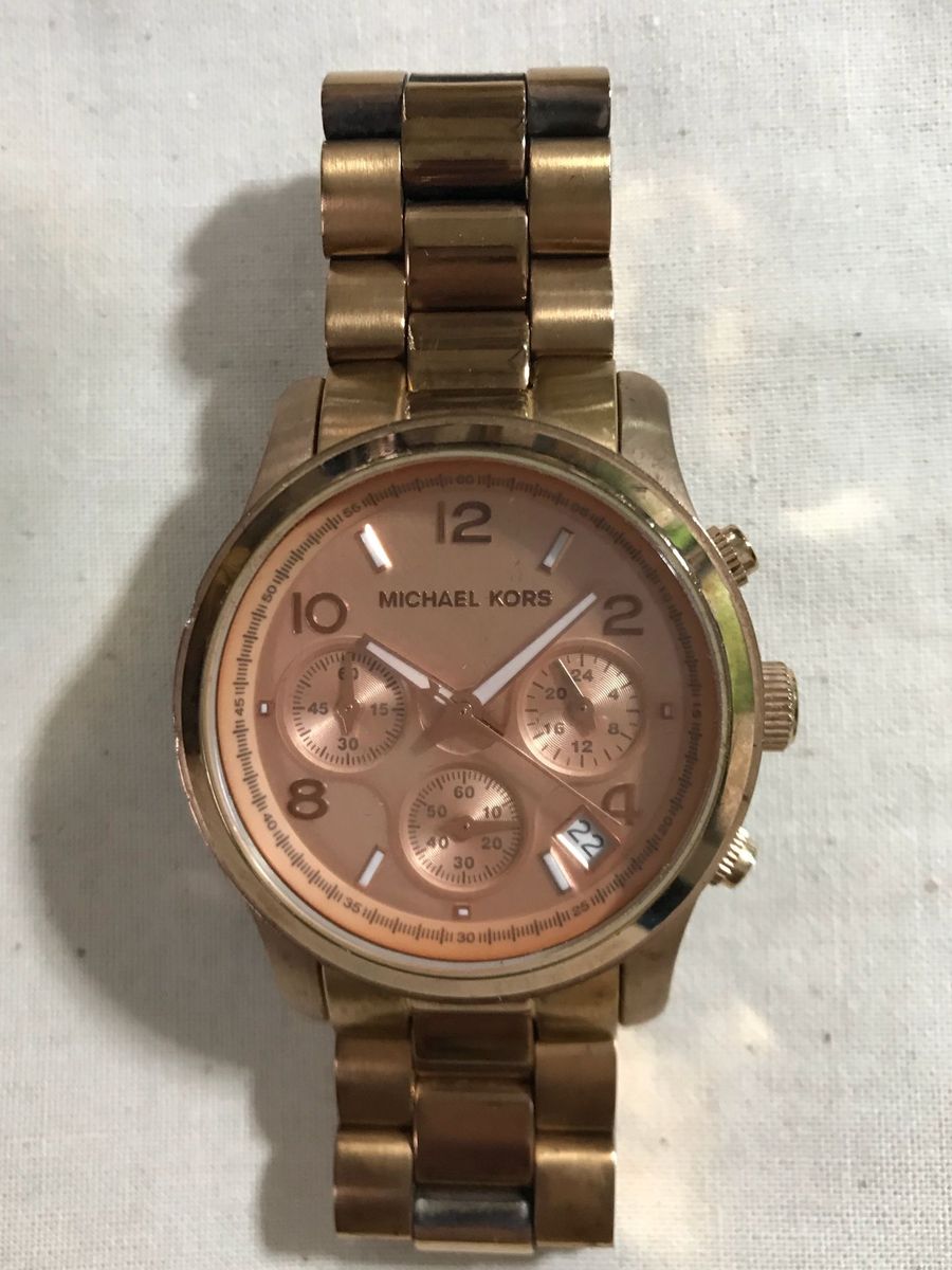 relogio michael kors rose feminino
