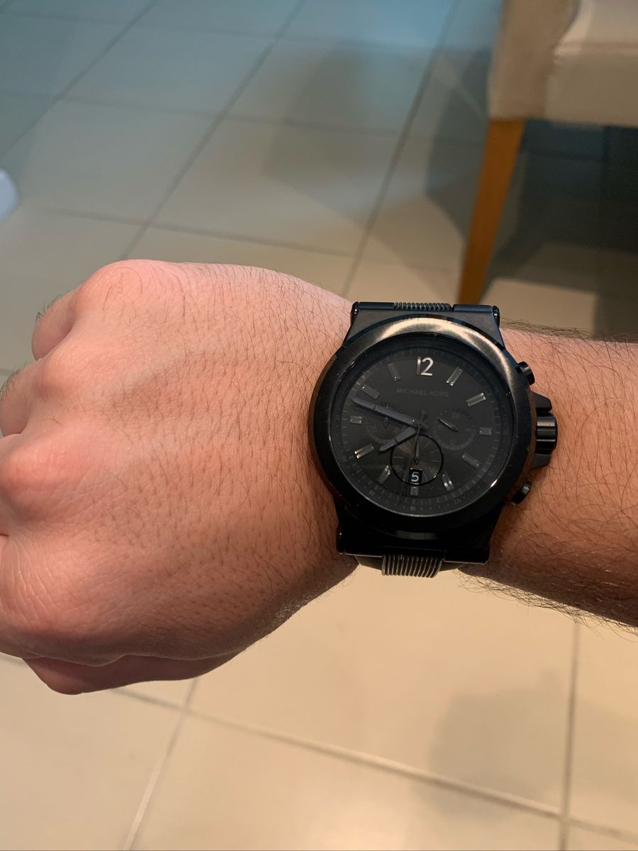 michael kors relogio preto