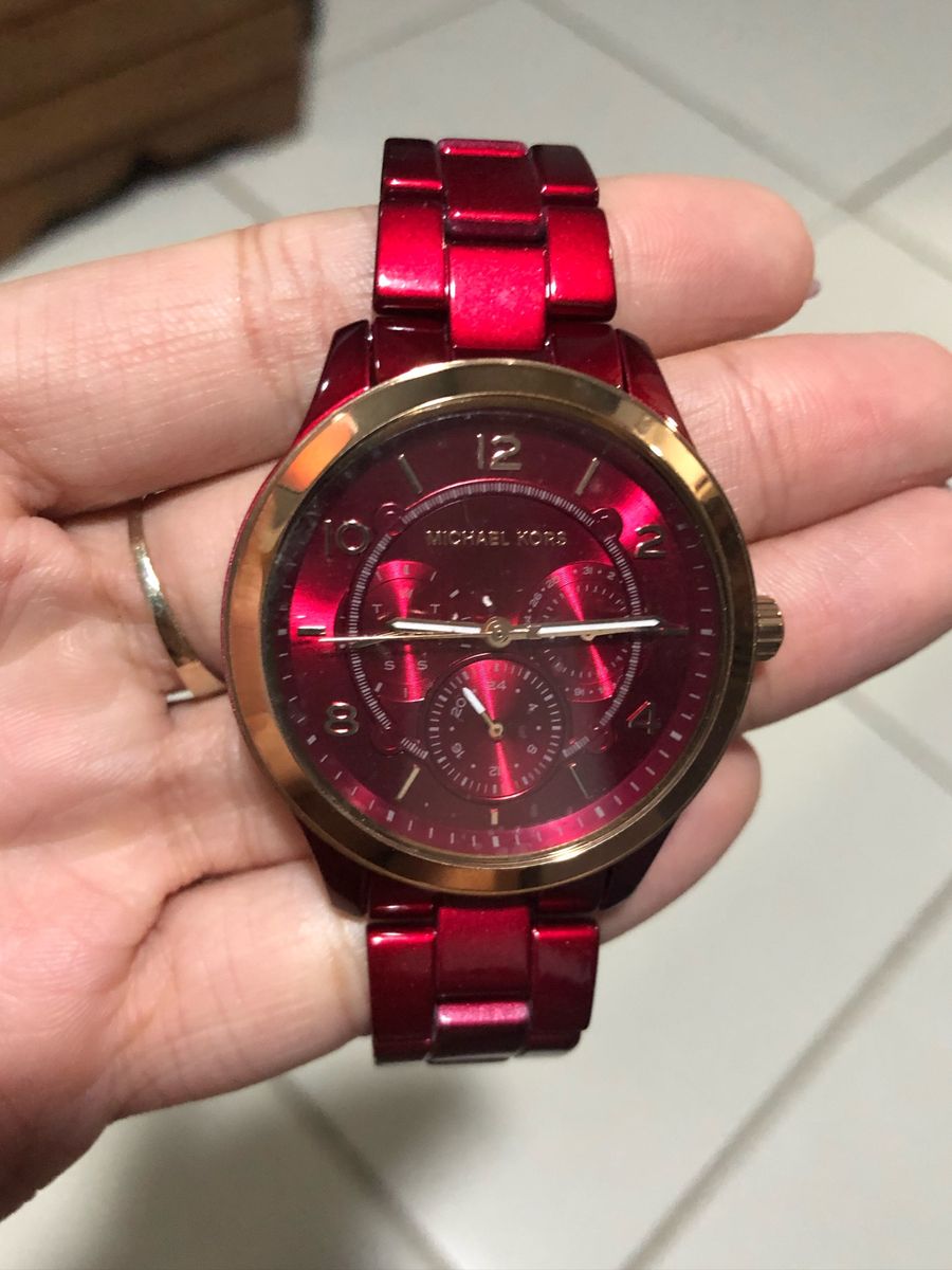 michael kors vermelho