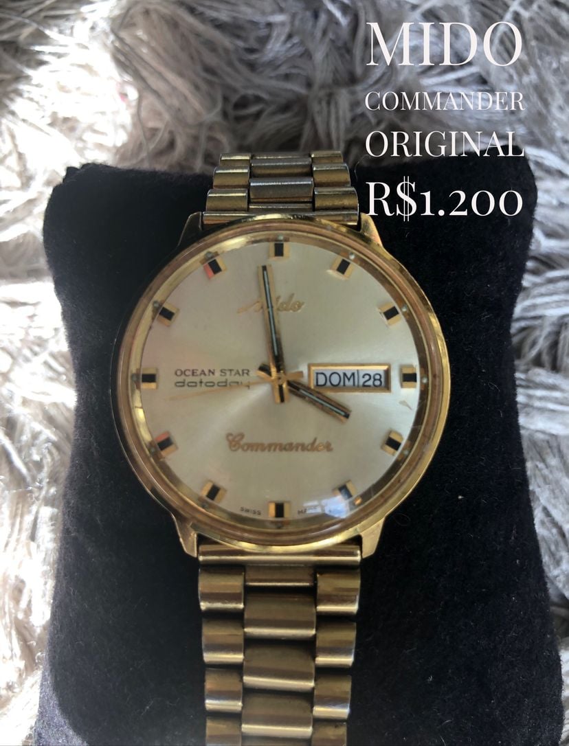 Relógio Mido Ocean Star | Relógio Feminino Mido Commander Usado ...