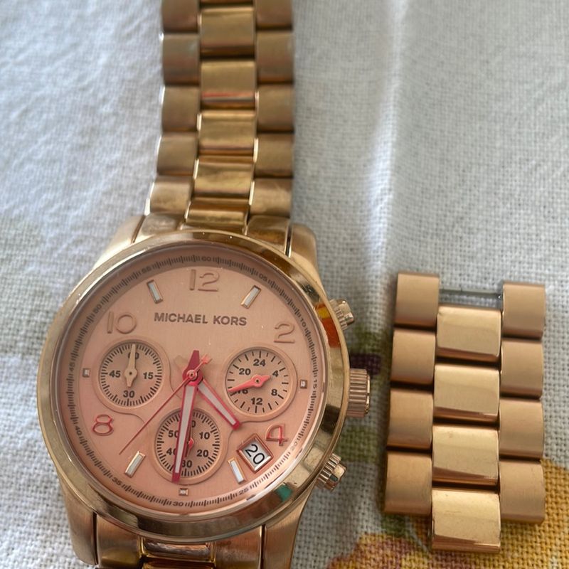 Relogio mk rose sales original