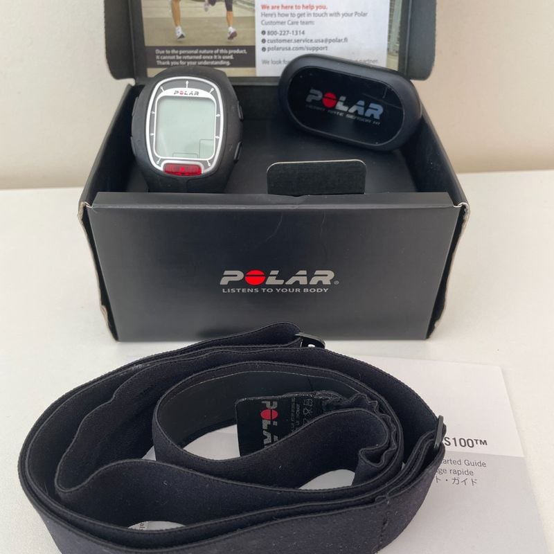 Relógio Monitor Cardíaco Polar Rs100 Polar Usado 102780421 enjoei