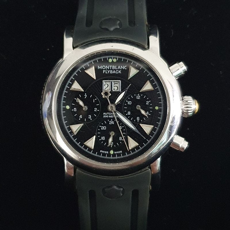 Relogio Montblanc Flyback Relogio Masculino Montblanc Usado 40537928 enjoei