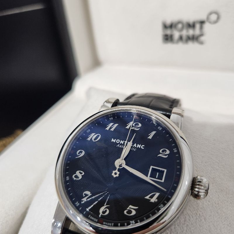 Rel gio Montblanc Star Date Autom tico Rel gio Masculino Montblanc Usado 90147029 enjoei