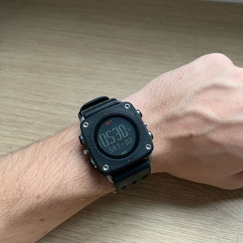 Relógio Nike Drill Wc0070 002 Preto | Nike Usado 91275282 | enjoei